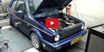 YouTube: Dyno VW Golf 1 Cabrio 4-cyl. 1.8L 8V Turbo